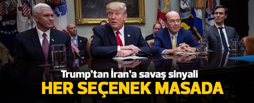 Trump'tan İran'a 'askeri müdahale' sinyali