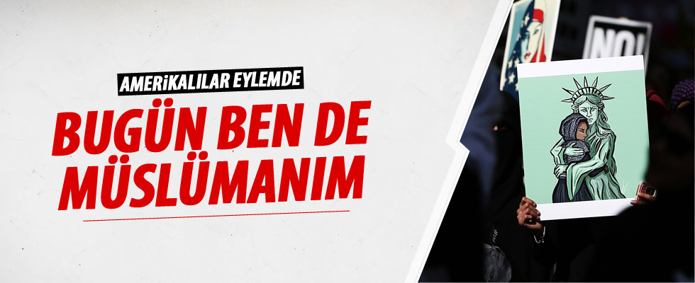 ABD'de 'bugün ben de Müslümanım' eylemi