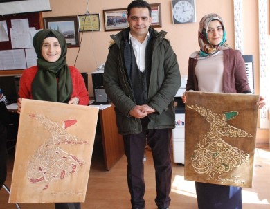 Bitlisli Öğrencilerden Kardan Heykeller