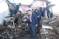 HÜSEYIN YAPıCı - Tokat'ta Evleri Yanan 3 Aileye Yardım Yapılacak