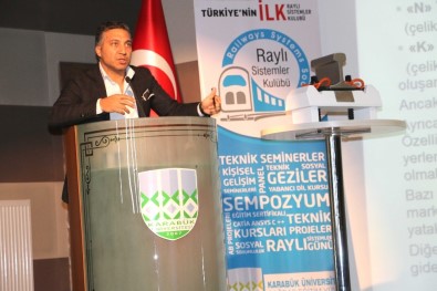 KBÜ'de Raylı Sistemlerde Üst Yapı Semineri Düzenlendi