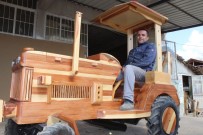 BALIK TUTMA - Ahşaptan Traktör Yaptı