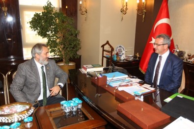 Başkan Köşker, KASKF Başkanı Ve Yönetimini Ağırladı