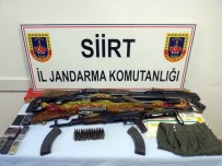 SİM KART - Siirt'te Silah Ve Mühimmat Ele Geçirildi