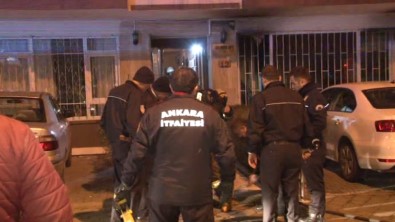 Alevlerin Arasında Kalan Kadını Komşuları Kurtardı