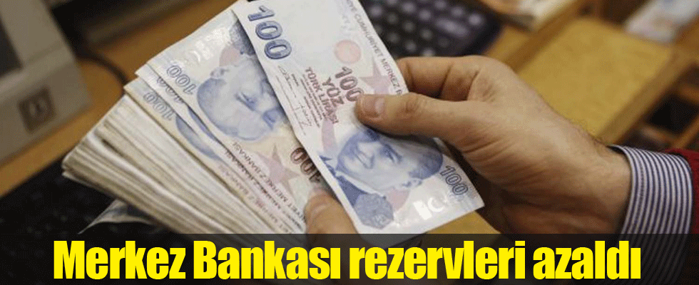Merkez Bankası rezervleri azaldı