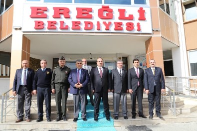 Vali Canbolat'tan Ereğli Belediyesine Ziyaret