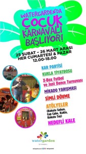 Watergarden İstanbul'da Çocuk Karnavalı Başlıyor