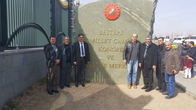 Başkan Yalçın'dan Beştepe Millet Camii'ne Ziyaret