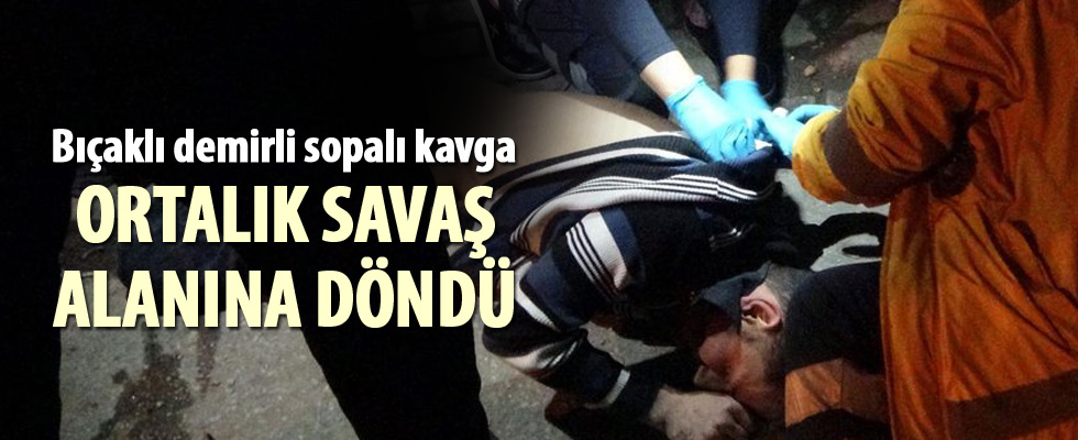 Konya'da iki grup arasına kavga: 1'i ağır 3 yaralı