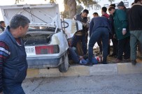 DİKKATSİZLİK - -Korkuteli'de Trafik Kazası 1 Ölü 2 Ağır Yaralı