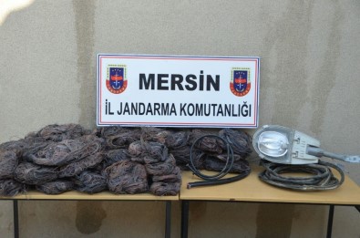 Mersin'de Kablo Hırsızlığı