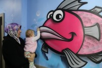 OKMEYDANI HASTANESİ - Kanserli Minikler İçin Hastane Duvarlarına Graffiti Yaptılar