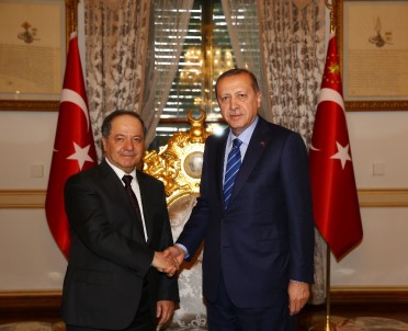 Cumhurbaşkanı Erdoğan, Mesut Barzani 'Yi Kabul Etti