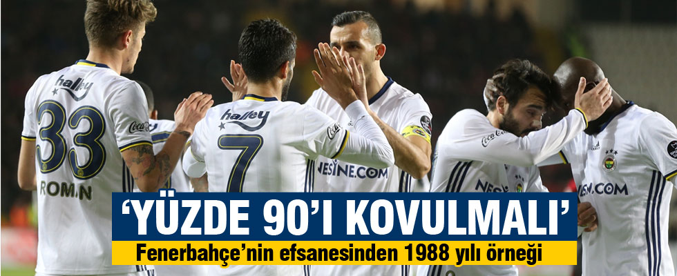 'Fenerbahçeli futbolcuların yüzde 90'ı kovulmalı'