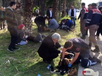 AVSALLAR - MHP konvoyunda kaza: 4 yaralı
