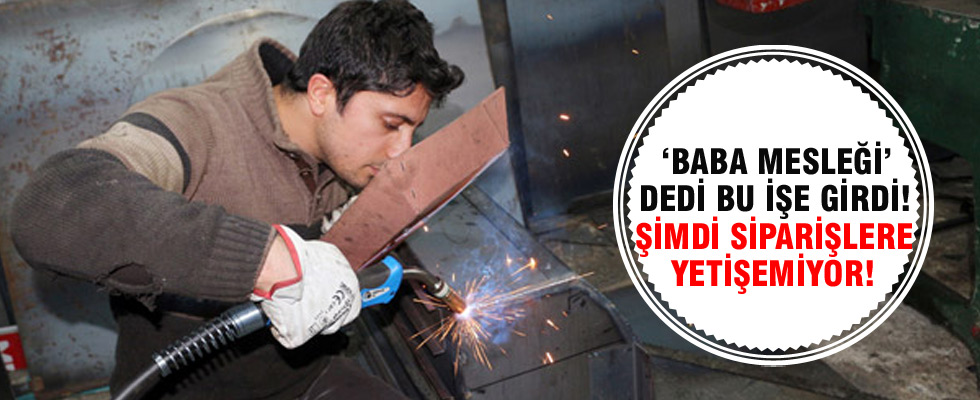 Ziraat mühendisi kalorifer kazanı üretti