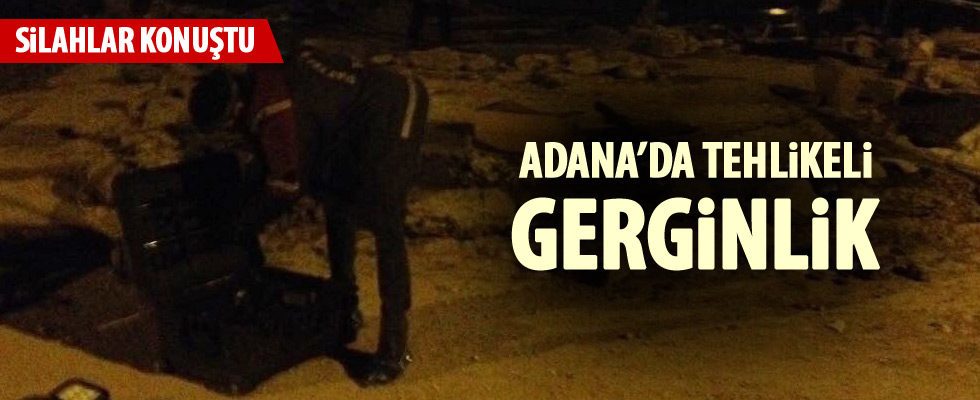 Adana'da tehlikeli gerginlik: 4 yaralı