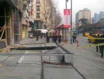 BÜYÜKDERE - Devrilen kepengin altında kaldı