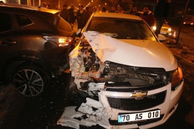 Ağrı'da Zincirleme Trafik Kazası