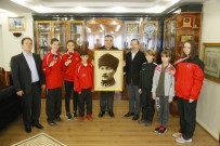 KASıRGA - Başarılı Sporculardan Başkan Kesimoğlu'na Ziyaret