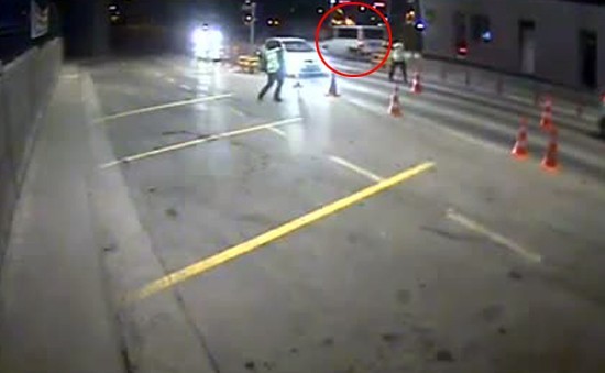 Atatürk Havalimanı'ndaki sıcak anlar kamerada