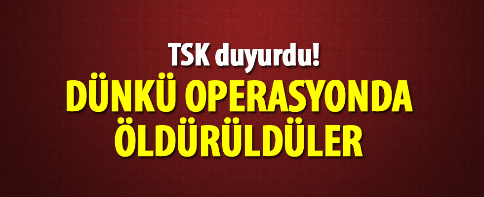 TSK'dan son dakika El Bab açıklaması