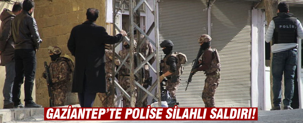Gaziantep'te polise silahlı saldırı