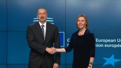 Aliyev, Mogherini İle Görüştü