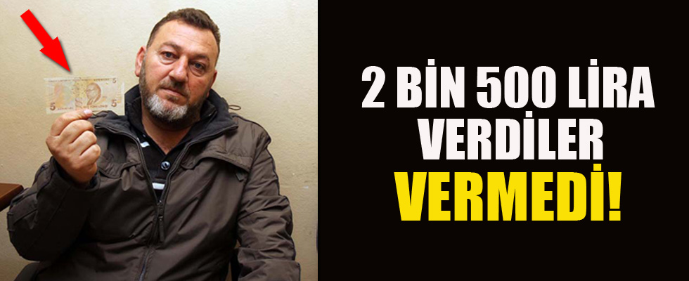 5 lirayı dört yıldır saklıyor