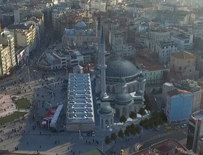 Taksim'e yapılacak caminin fotoğrafları ortaya çıktı