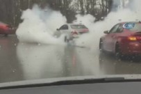 BAHÇEKÖY - Trafik Magandaları Tozu Dumana Kattı!