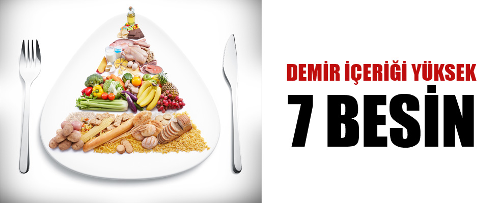 Demir içeriği yüksek 7 besin