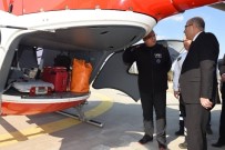 HELİKOPTER PİLOTU - Vali Mahmut Demirtaş, İl Sağlık Müdürlüğü İle 112 Hava Acil Ambulans Helikopter Servisi'nde İncelemelerde Bulundu