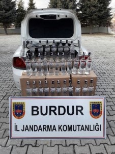Burdur'da Kaçak İçki Operasyonu