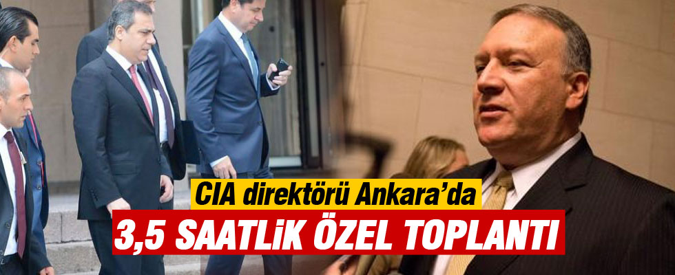 Pompeo, MİT Müsteşarı Fidan ile bir araya geldi