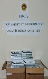 Erciş'te Gümrük Kaçağı Sigara Ele Geçirildi