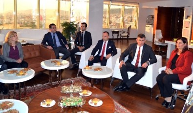 TBB Başkanı Feyzioğlu'ndan Başkan Çerçioğlu'na Ziyaret