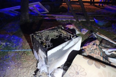 Bulaşık makinası bomba gibi patladı