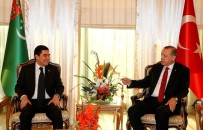 TACİKİSTAN CUMHURBAŞKANI - Erdoğan Türkmen Mevkidaşıyla Görüştü