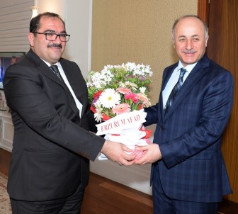 Erzurum AFAD'dan Vali Azizoğlu'na Ziyaret