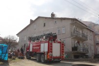 Hisarcık'ta Baca Yangını Korkuttu