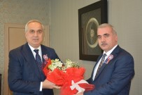 AHMET ÇELIK - Vergi Dairesinden SATSO'ya Ziyaret