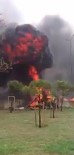 HELİKOPTER DÜŞTÜ - Büyükçekmece'de Düşen Helikopter Alev Alev Yandı