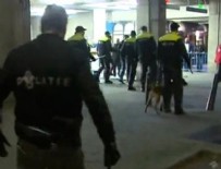 Hollanda polisi Türk göstericilere müdahale etti