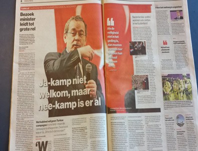 Hollanda gazetesinde Abdüllatif Şener ayrıntısı