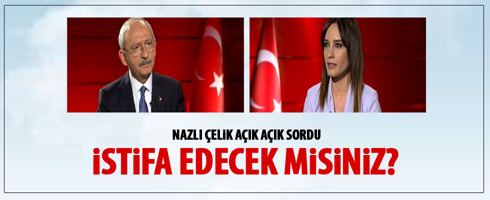 Kılıçdaroğlu'ndan istifa açıklaması