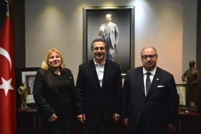Kamu-Der Genel Başkanı Baştuğ, Başkan Ataç'ı Ziyaret Etti