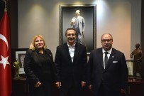 AHMET ATAÇ - Kamu-Der Genel Başkanı Baştuğ, Başkan Ataç'ı Ziyaret Etti