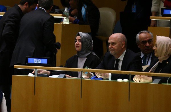 Bakan Kaya, BM'de konuştu